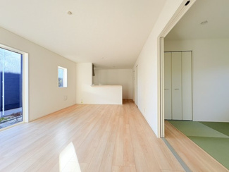 【居間・リビング】 | 西賀茂蟹ケ坂町　新築　1号棟