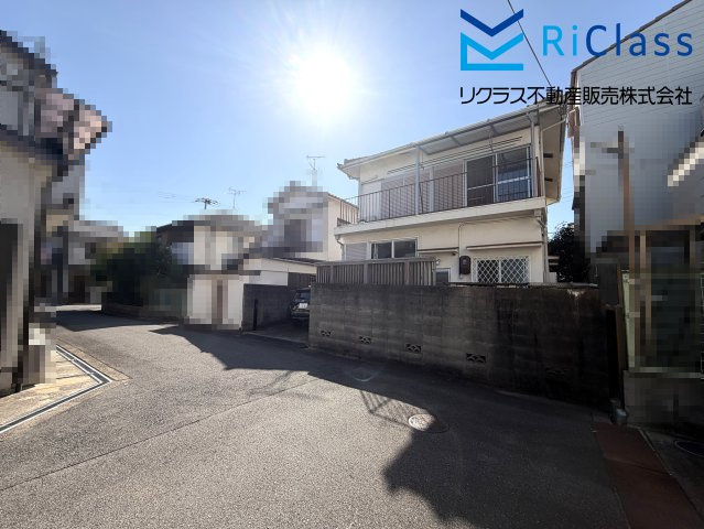 中古戸建　大阪市旭区清水１丁目の前面道路含む現地写真|北東側前面道路含む現地写真です