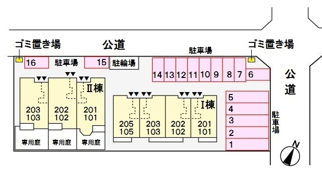 ISY48Ⅰの駐車場