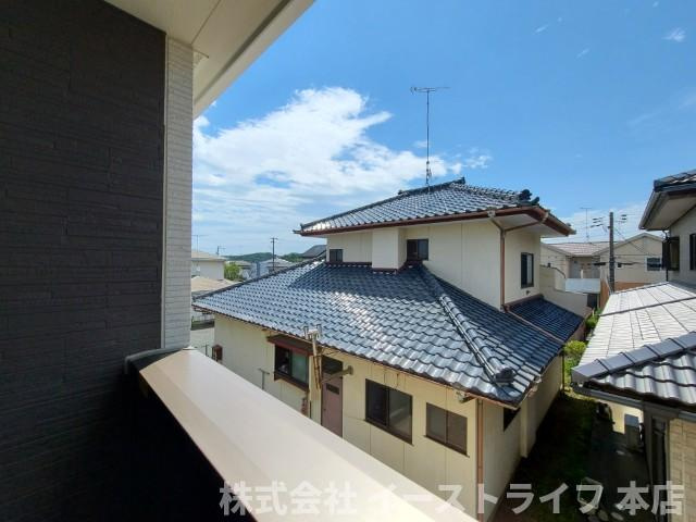 【新築戸建】　いわき市郷ヶ丘2丁目1期　全2棟　長期優良住宅　ラスト1棟！の展望|2号棟写真　バルコニーからの眺望です
