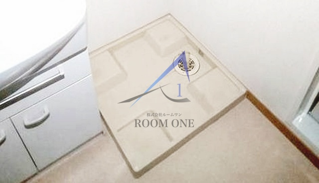 青木ビルの設備|洗濯機置き場です。