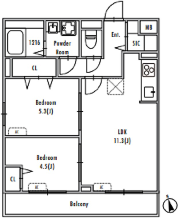 GRAN　PASEO大森北の間取り|間取り