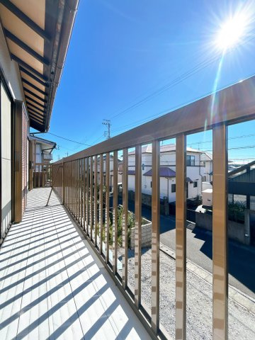 中古戸建のバルコニー