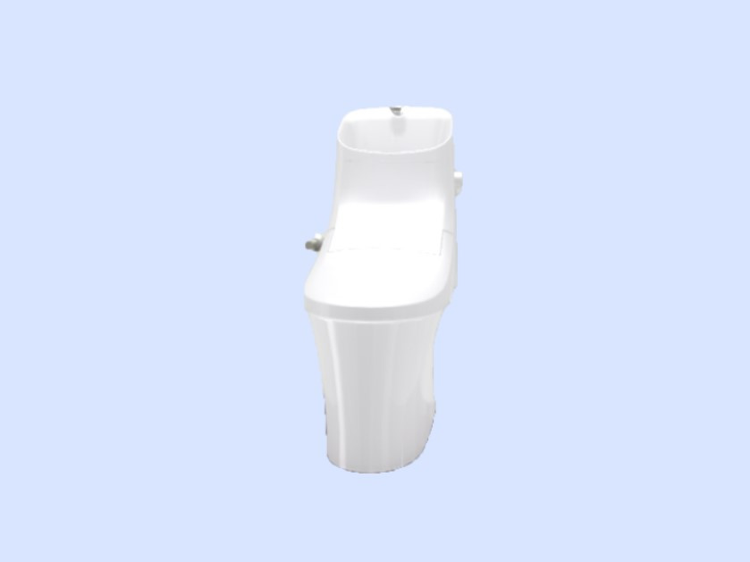 中古戸建のトイレ|トイレは温水洗浄機能付きに新品交換します。キズや汚れが付きにくい加工が施してあるのでお手入れが簡単です。