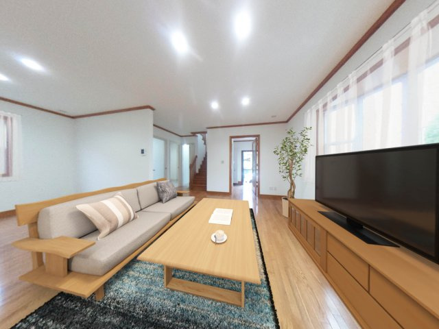 中古 戸建ての居間・リビング|掲載の家具はCGです