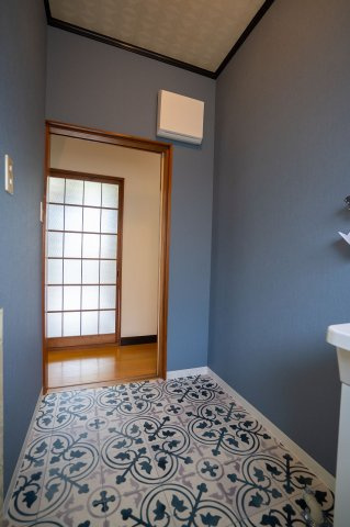 リフォーム戸建の洗面所