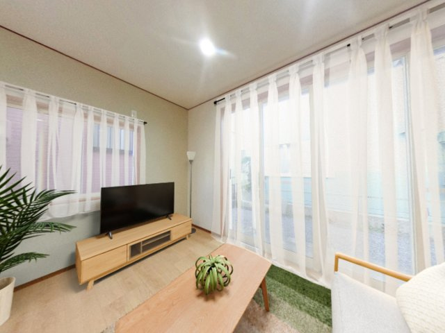 中古 戸建ての居間・リビング|※家具はCG画像です