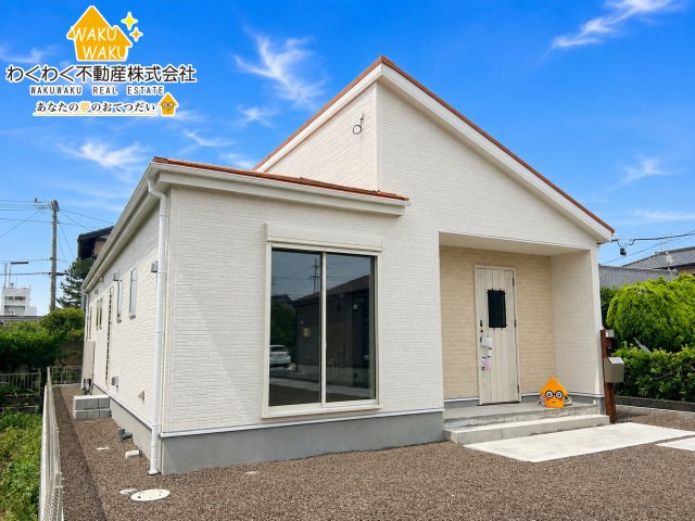 焼津市高新田　新築戸建　全３棟の外観|【1号棟】2026年7月初旬撮影
