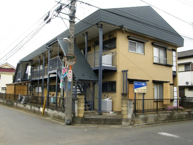 富士見市羽沢３丁目のアパートの外観