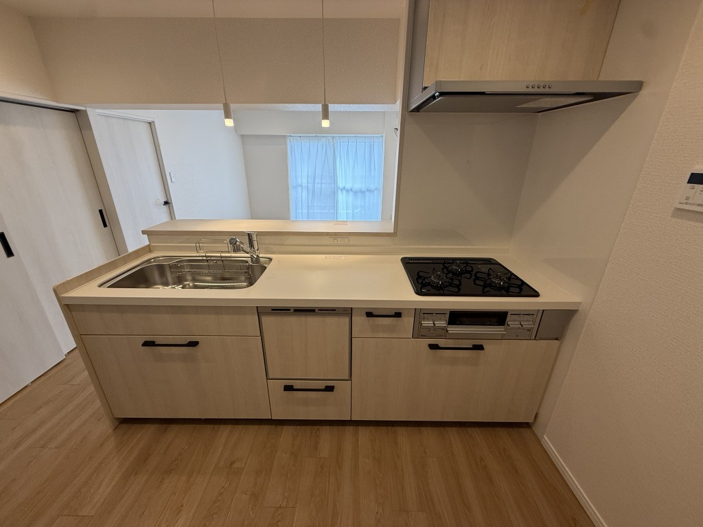 戸部グランドハイツA棟のキッチン|キッチンでお料理をお楽しみください