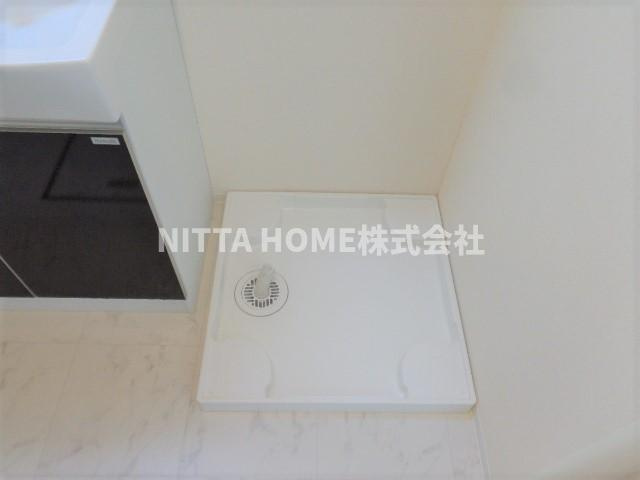 丹波篠山市西吹　新築アパートの設備|【完成イメージ】室内洗濯機置き場がついています☆彡