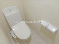 丹波篠山市西吹　新築アパートのトイレ|【完成イメージ】温水洗浄付きのトイレです◇