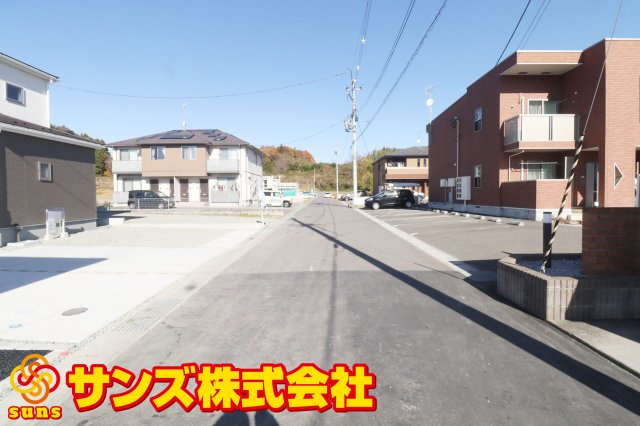田村市船引町船引字扇田　　　1号棟　　　船引小学校、船引中学区　の外観|東側前面道路