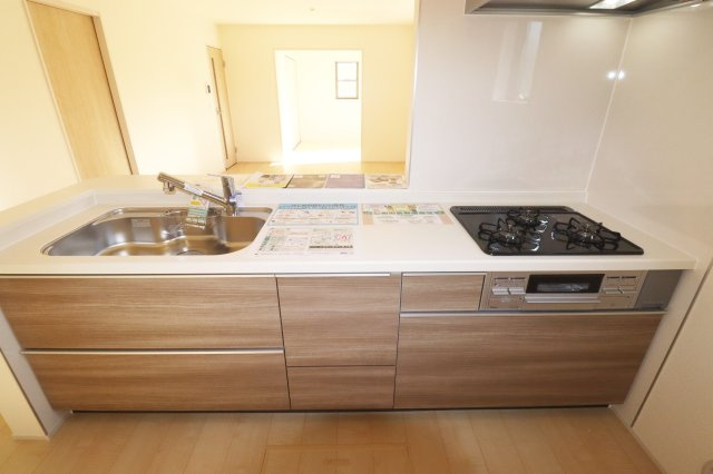 田村市船引町船引字扇田　　　1号棟　　　船引小学校、船引中学区　のキッチン