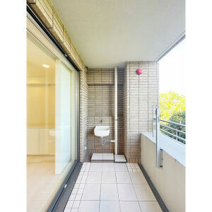 パーク・コート大濠のバルコニー