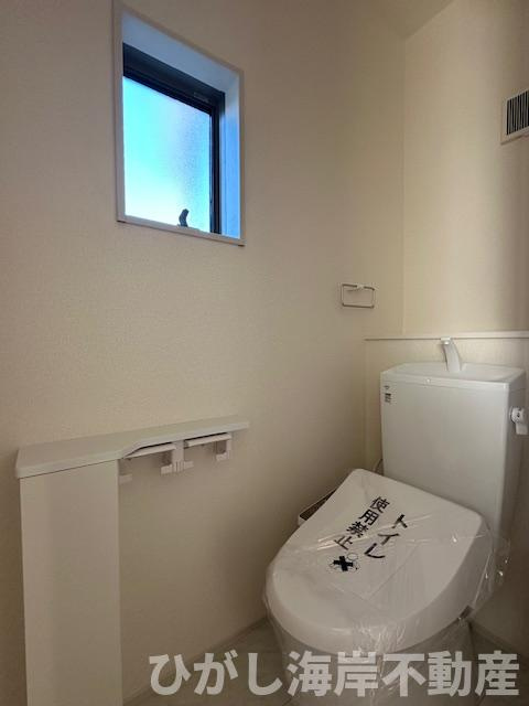 藤沢市辻堂東海岸2丁目　 新築戸建 　全2棟の駐車場|1月11日撮影　外構工事中　駐車スペース