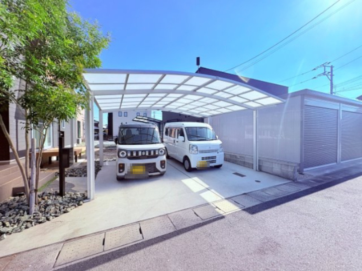 中古戸建)八女市宅間田の駐車場