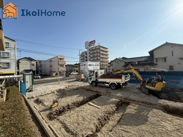 明石市西新町1丁目　1号棟　新築戸建の外観|西新町徒歩7分の好立地！前面道路広くとっても静か！周辺生活に便利な施設充実で安心です♪