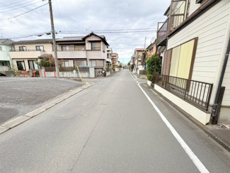 【前面道路含む現地写真】 | 鶴ヶ島市上広谷　建築条件なし売地　東武東上線『鶴ヶ島駅』徒歩9分　【第二小学区】