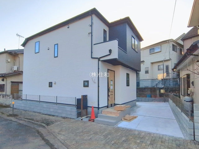 【新築分譲住宅】富士見市渡戸13期の前面道路含む現地写真