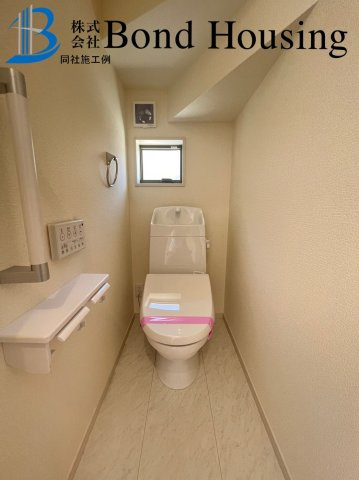 長期優良住宅で安心設計　千鳥が丘3期全2棟　1号棟のトイレ