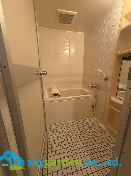 ヴィラヴェール藤沢の浴室|日々の疲れを癒すお風呂付です