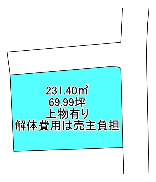 東雲町2丁目　売土地の土地図