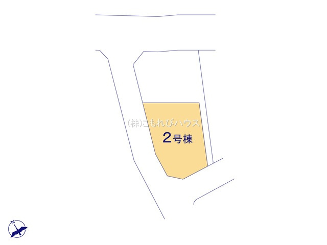 上尾市上　29期　新築一戸建て　グラファーレ　02の区画図|2号棟
