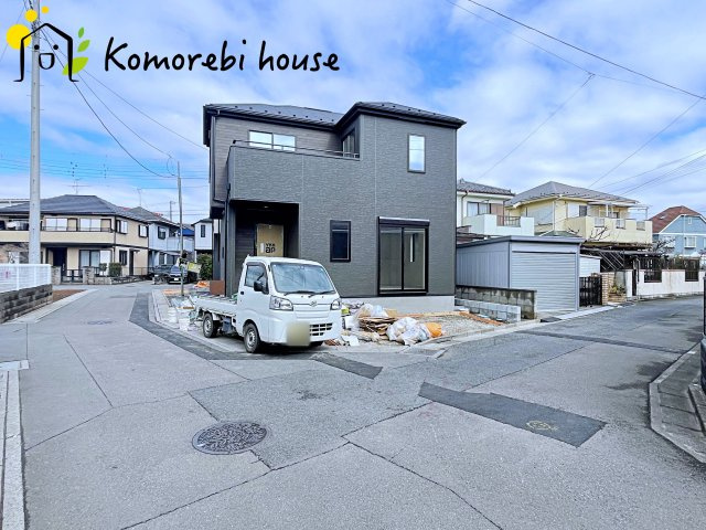 上尾市上　29期　新築一戸建て　グラファーレ　02の前面道路含む現地写真|26.2.26　撮影済み