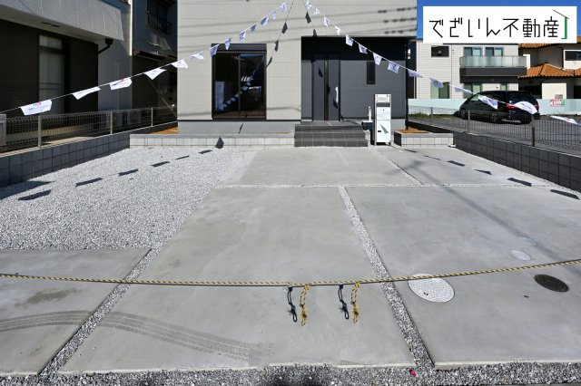 【駐車場】 | Livele Garden.S深谷市上柴町西第3　新築住宅 | 現地(2026年2月撮影)