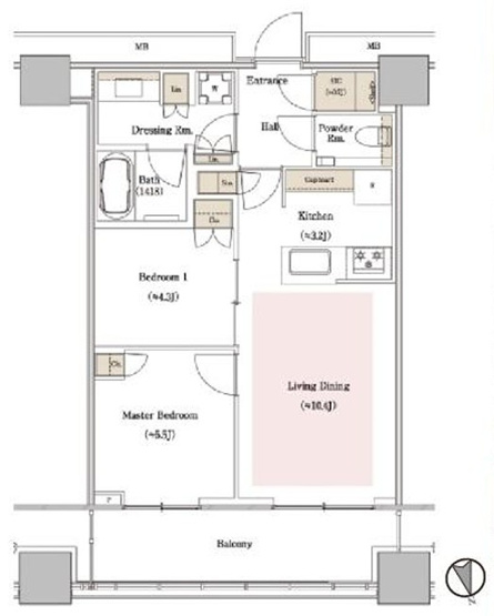 【間取り】 | WORLD TOWER RESIDENCE