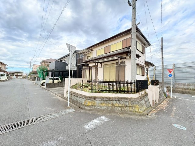 鶴ヶ島市脚折　建築条件なし売地　東武東上線『若葉駅』徒歩15分　【第一小学区】の前面道路含む現地写真