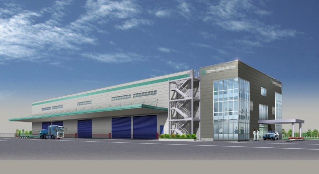 埼玉県鶴ヶ島市大字高倉1103付近 貸倉庫の外観パース|イメージ