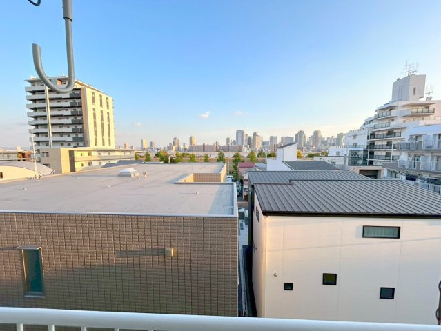 谷田十三マンションの展望