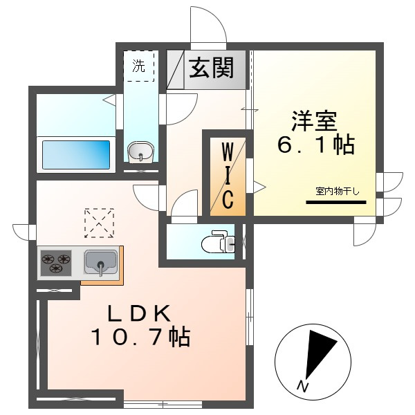 レジデンス　ハンスの間取り