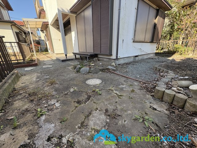 茅ヶ崎市萩園 中古一戸建の庭