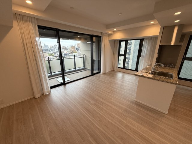 グランドヒルズ南青山の居間・リビング|LDK17.7帖