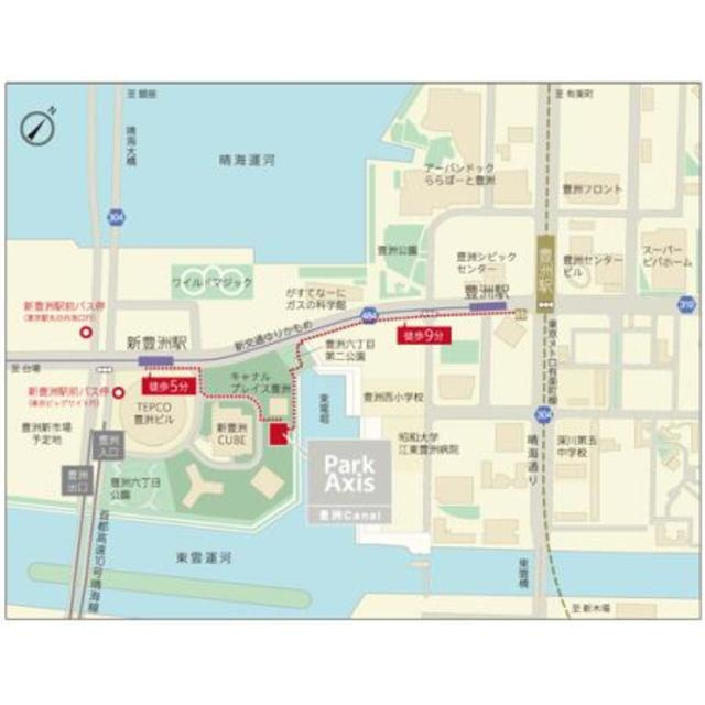 パークアクシス豊洲キャナルの地図