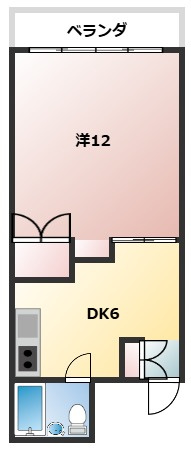 【間取り】 | ハイツシティ西北