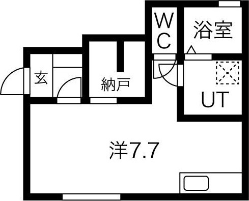 UNIR長田町(ウニール)の間取り