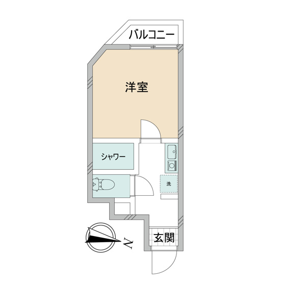 【間取り】 | エヴェナール代々木