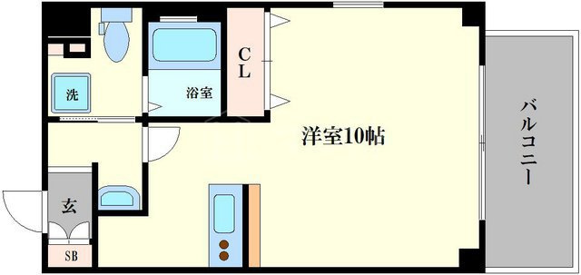ディナスティ堺筋本町の間取り