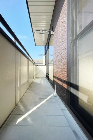 コートルミエール B棟のバルコニー