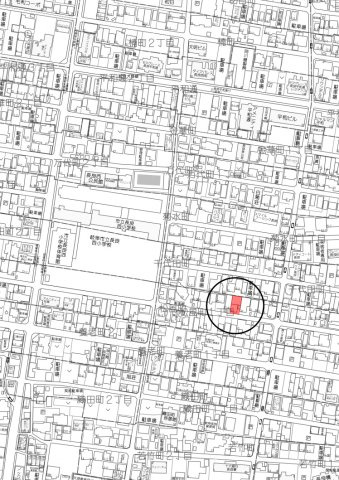 土地　松風町1丁目の地図