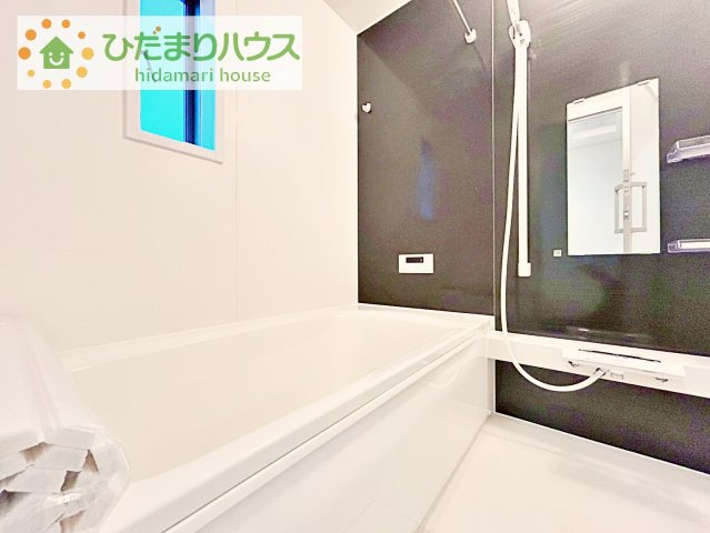 【浴室】 | 結城市結城第40　新築戸建　1号棟 | 大人が足を伸ばしても十分な広さ！一人でゆっくりくつろぐ時間も大切です！