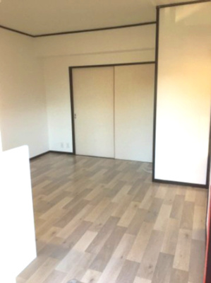 【居間・リビング】 | 清水マンション | ７帖のダイニングキッチン