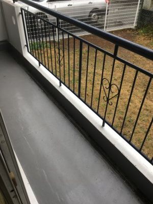 【バルコニー】 | 清水マンション | 南東向きのバルコニー