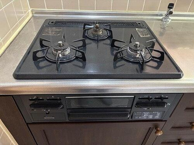 【設備】 | ライオンズマンション徳島富田橋 | ガスコンロ（退去時撮影2025/9）