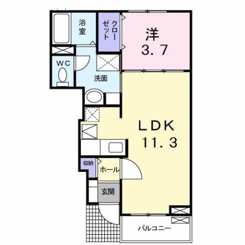 【間取り】 | プレアヴェニューＤ