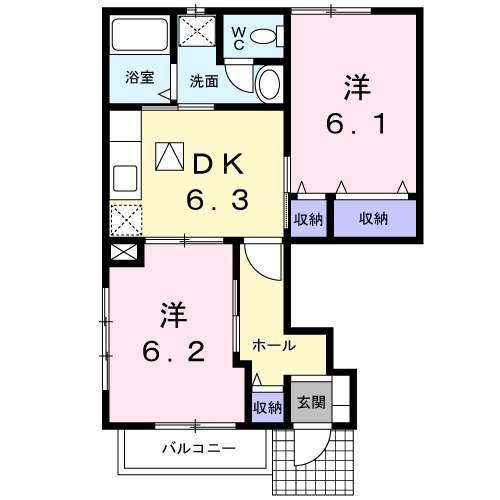 【間取り】 | プレアヴェニューＡ